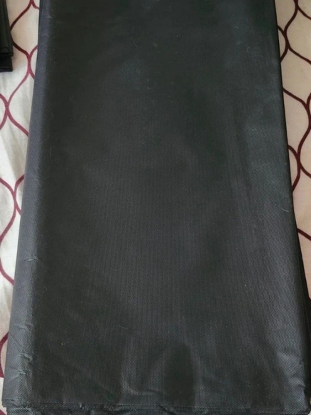 Set Of 3 Black Plastic Table Cloth